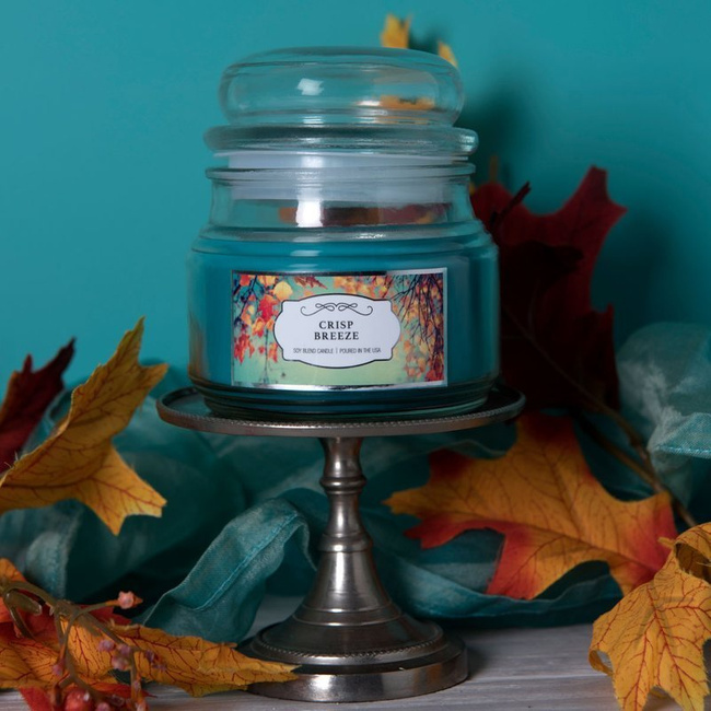 Colonial Candle medium scented Terrace jar candle 9 oz 255 g - Crisp Breeze