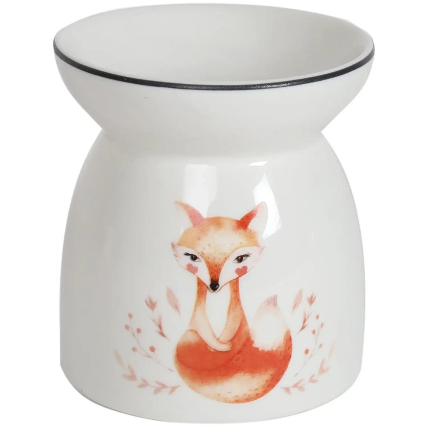 Cire céramique cheminée céramique renard d'automne Woodbridge Fox 11 cm