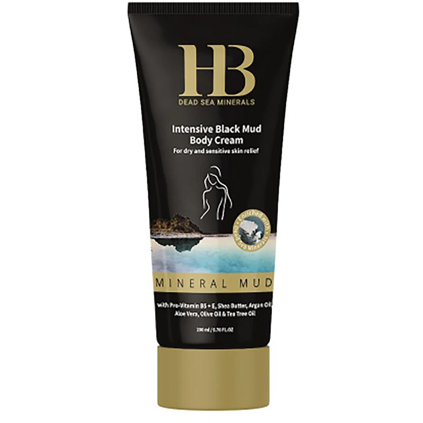 Intensive body care cream with mud enriched with Dead Sea minerals 200 ml Health & Beauty