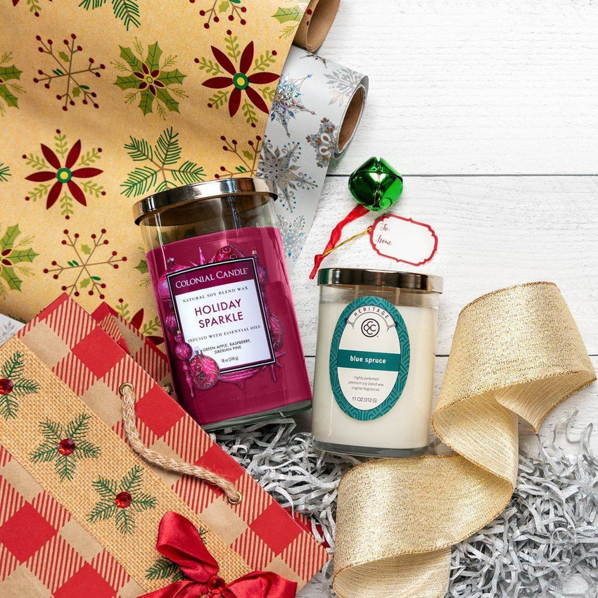 Soja Duftkerze Blue Spruce Colonial Candle 