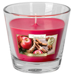 Scented candle in glass 140 g Aurelia Bispol - Apple Cinnamon