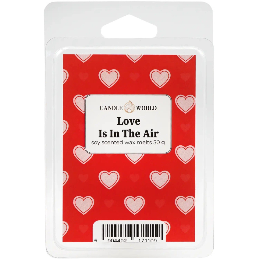 Candle World geparfumeerde sojawas Love Is In The Air 50 g