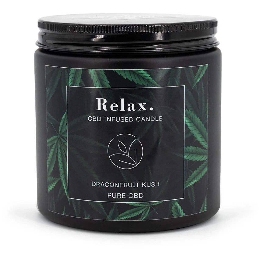 Soja Duftkerze im Glas CBD Relax Dragonfruit Kush Candle Brothers 350 g
