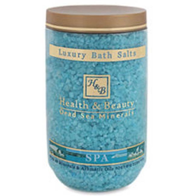 Natūrali vonios druska iš Negyvosios jūros ir ekologiški levandų aliejai 1200 g Health & Beauty