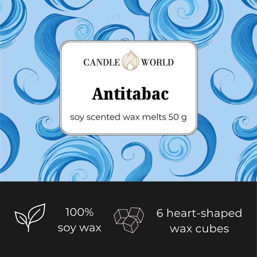 Candle World cire parfumée au soja Antitabac 50 g anti-tabac