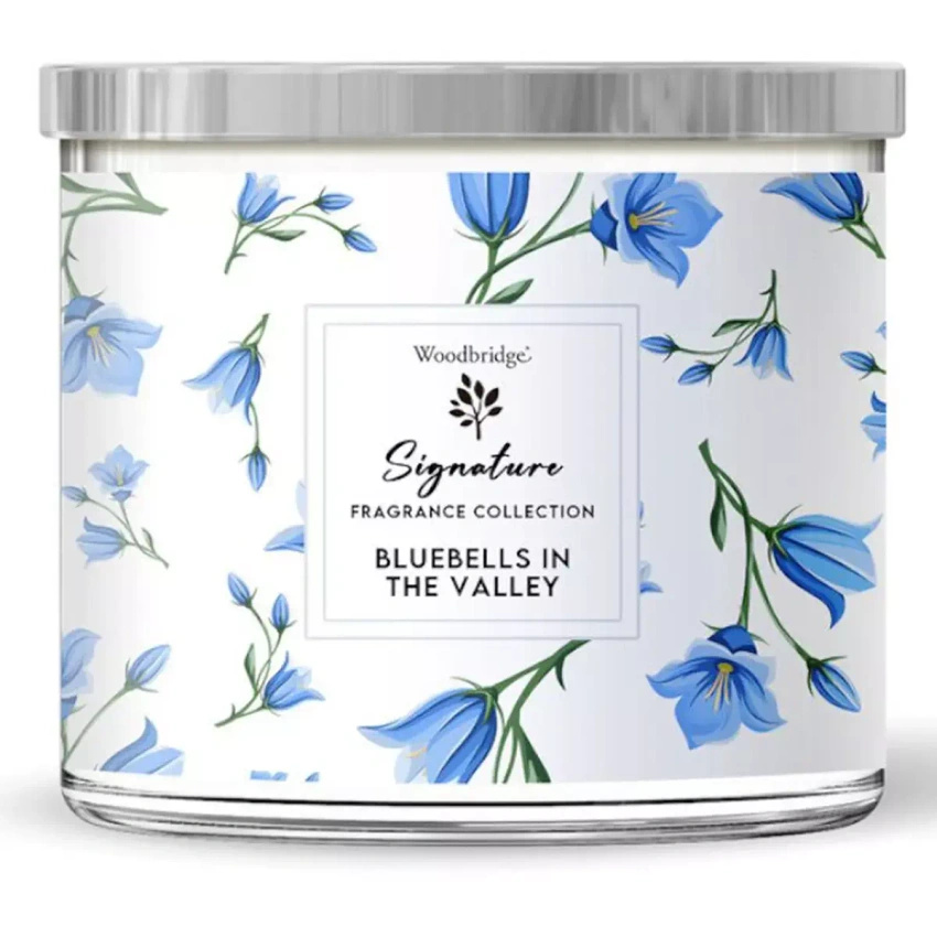 Vela perfumada en vaso 3 mechas - Bluebells in the Valley Woodbridge