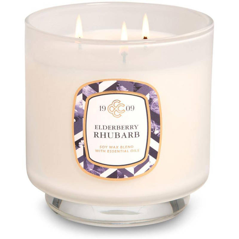 Luxusní vonná svíčka Elderberry Rhubarb Colonial Candle