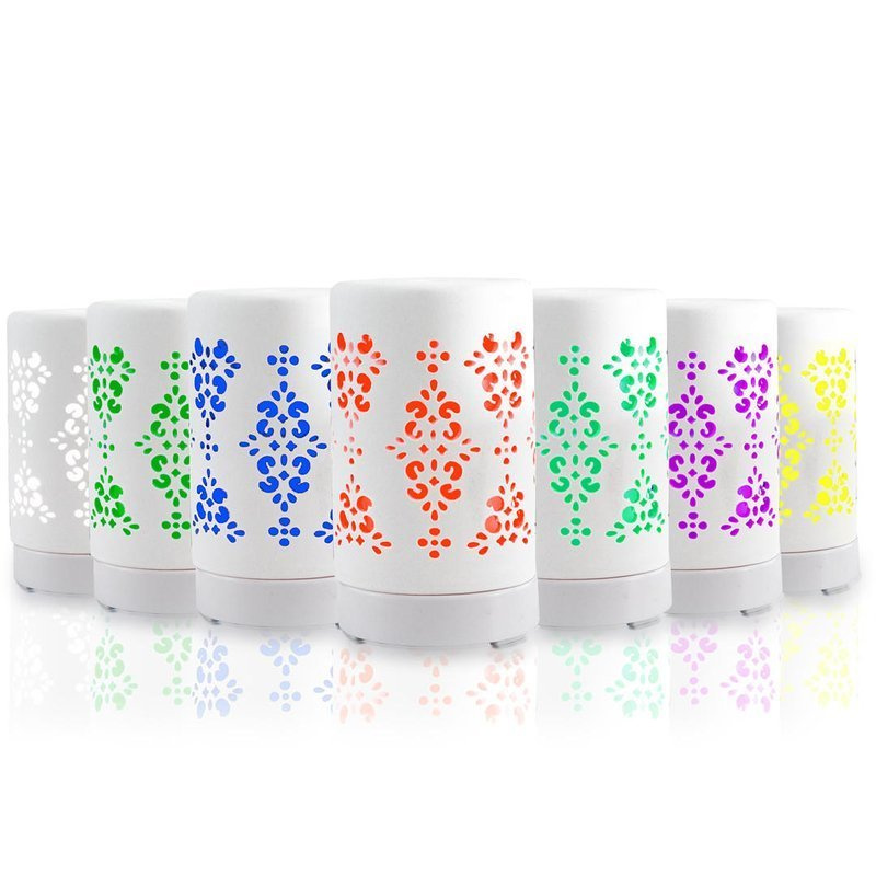 Doha ceramic white aroma diffuser ultrasonic