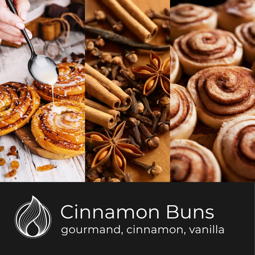 Candle World skleněná svíčka s vůní sóji Cinnamon Buns Cinnamon 400 g