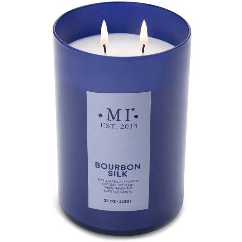 Colonial Candle Sofistikovaná pánská sojová vonná svíčka ve skle 22 oz 623 g – Bourbon Silk
