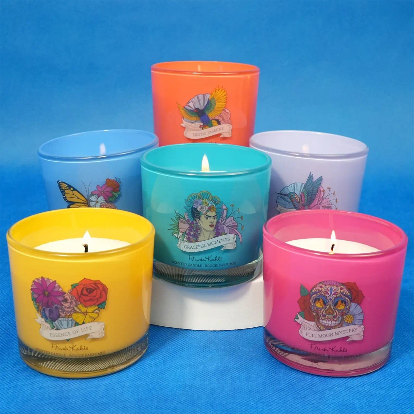 Frida Kahlo Duftkerze im Glas Lavendel-Vanille Lavender Luxe 180 g