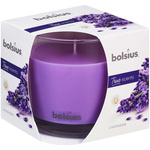 Bolsius large scented candle in glass 95/95 mm True Scents violet - Lavender