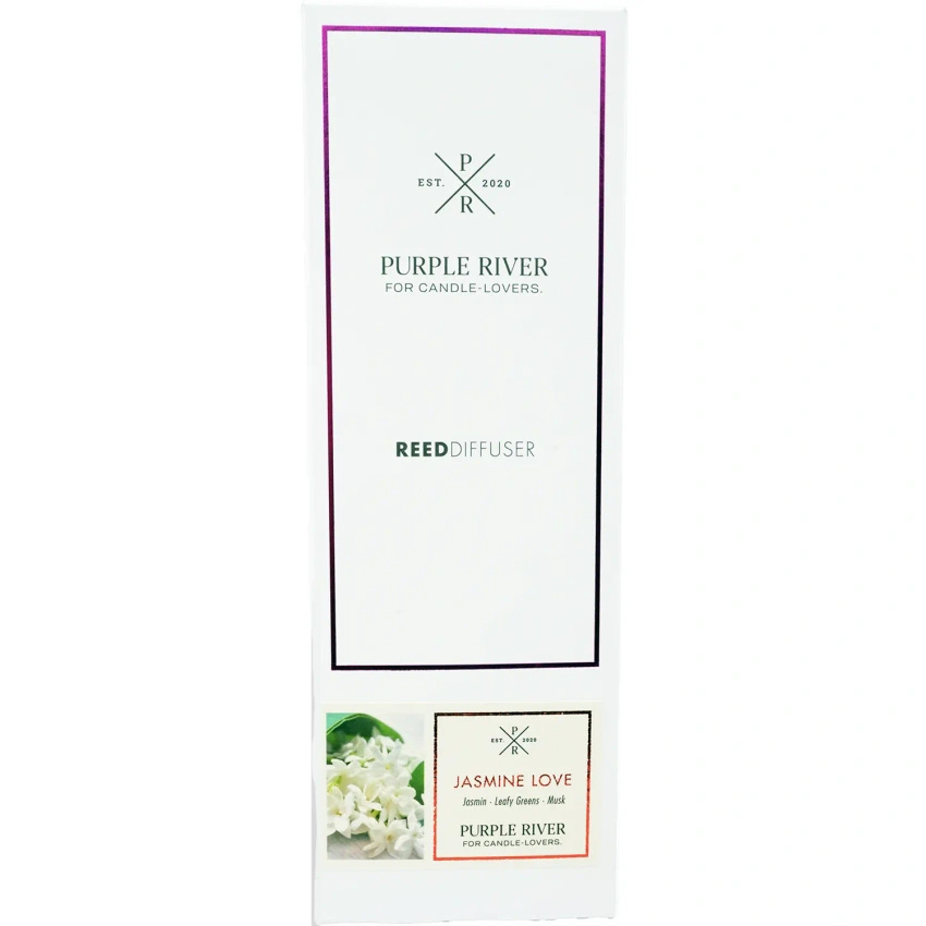 Purple River duftstäbchen Jasmine Love im 100 ml Glasflakon