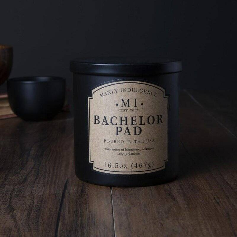 Vela perfumada de soja para hombre Colonial Candle - Bachelor Pad