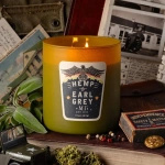 Soy scented candle for men Hemp Earl Gray Colonial Candle