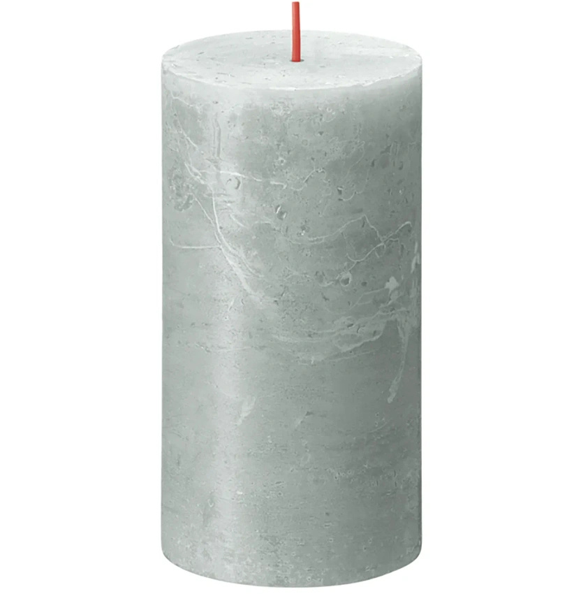 Bolsius candeliere rustico a tronco Rustic Shine 130/68 mm 13 cm - Verde giada