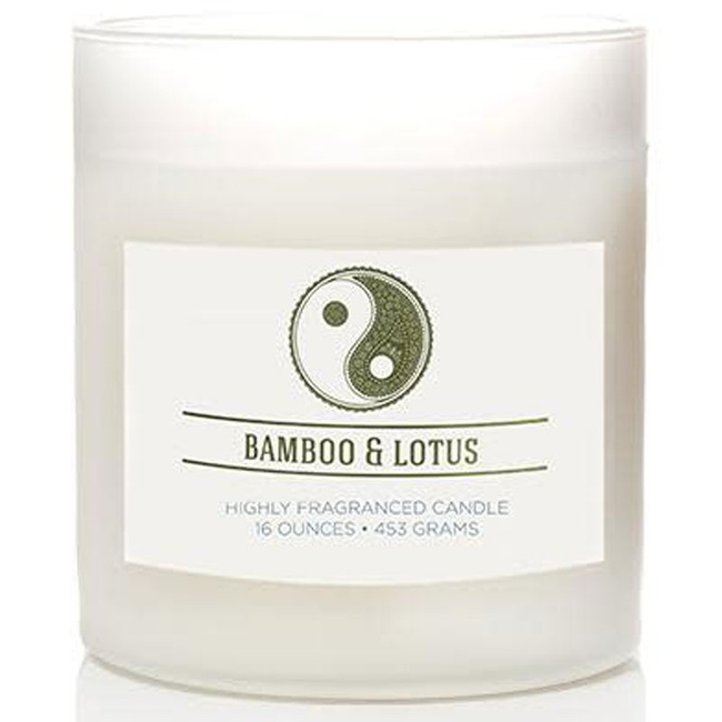Natürliche Soja-Duftkerze im Glas Colonial Candle 16 oz 453 g – Bamboo Lotus