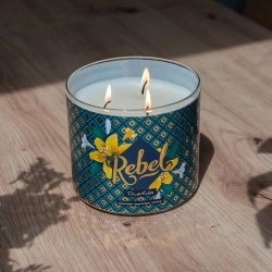 Frida Kahlo świeca zapachowa w szkle Palo Santo Rebel 400 g
