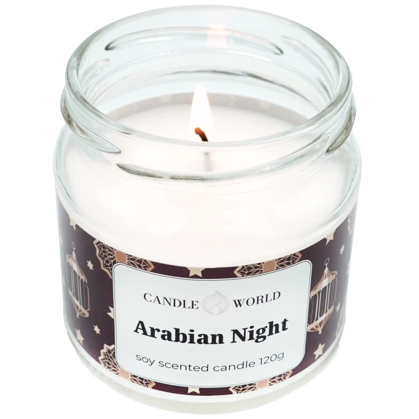 Candle World candela profumata di soia arabica Arabian Night 120 g 
