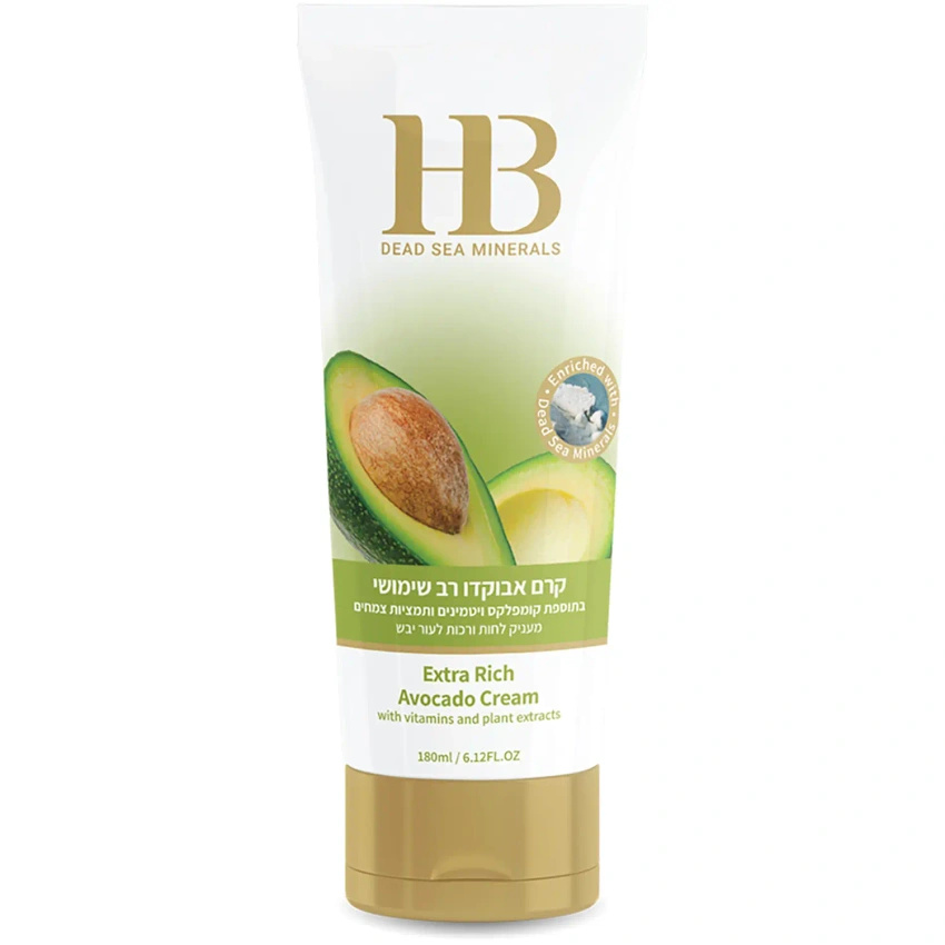 Krem odżywczy z awokado do pielęgnacji ciała z minerałami z Morza Martwego 180 ml Health & Beauty