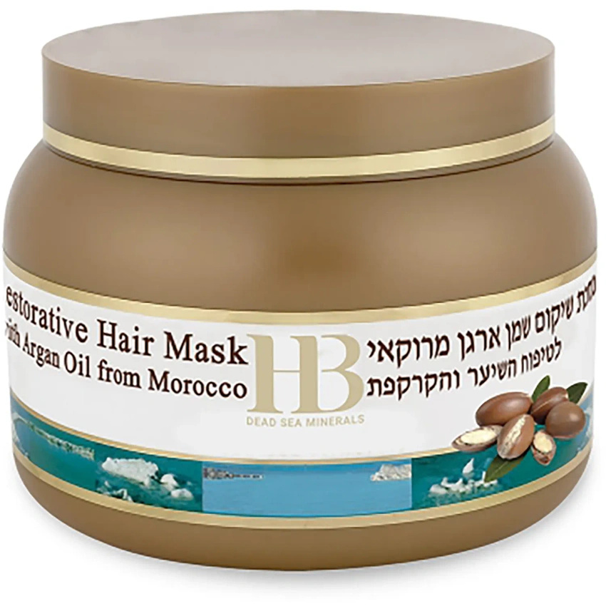Maschera per capelli con olio di argan e minerali del Mar Morto 250 ml Health & Beauty
