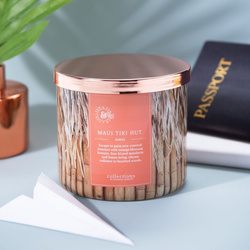 Colonial Candle Travel grande bougie parfumée au soja 3 mèches 411 g - Maui Tiki Hut