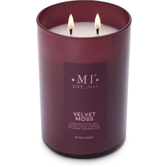 Colonial Candle Sophisticated Men's Soja-Duftkerze im Glas 22 oz 623 g – Velvet Moss