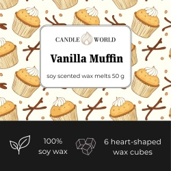 Candle World soja-Duftwachs Vanilla Muffin 50 g Vanille