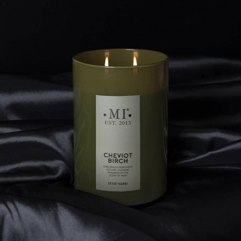 Vela Colonial Candle, sofisticada vela masculina con aroma a soja, 623 g - Cheviot Birch
