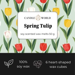 Candle World wosk zapachowy sojowy Spring Tulip 50 g