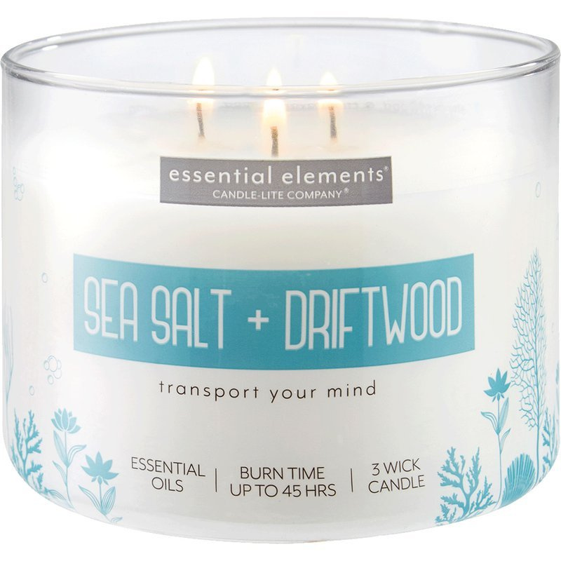 Soja geurkaars Sea Salt Driftwood Candle-lite