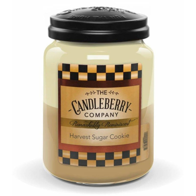 Candleberry velká vonná svíčka ve skle 570 g - Harvest Sugar Cookie™