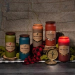 Soy scented candle for men Moutain Hike Colonial Candle