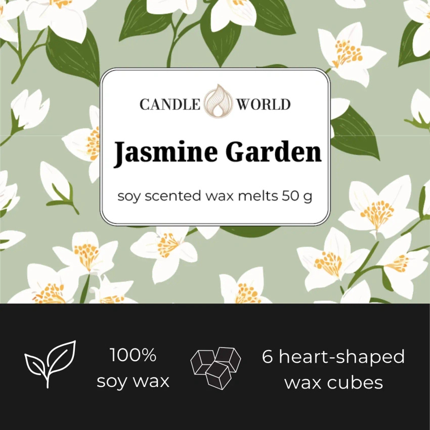 Candle World cire parfumée au soja Jasmine Garden 50 g Jasmin