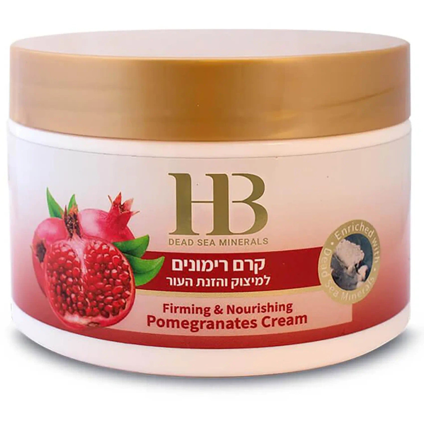 Crema rassodante per la cura del corpo antietà con melograno e minerali del Mar Morto 350 ml Health & Beauty