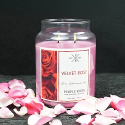 Soja geurkaars Velvet Rose Purple River 623 g