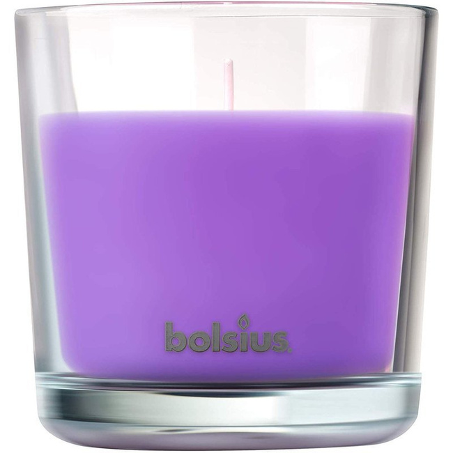Bolsius large scented candle in glass 95/95 mm True Scents violet - Lavender