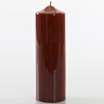 Luxurious classic candle Meloria 240/80 mm - Burgundy