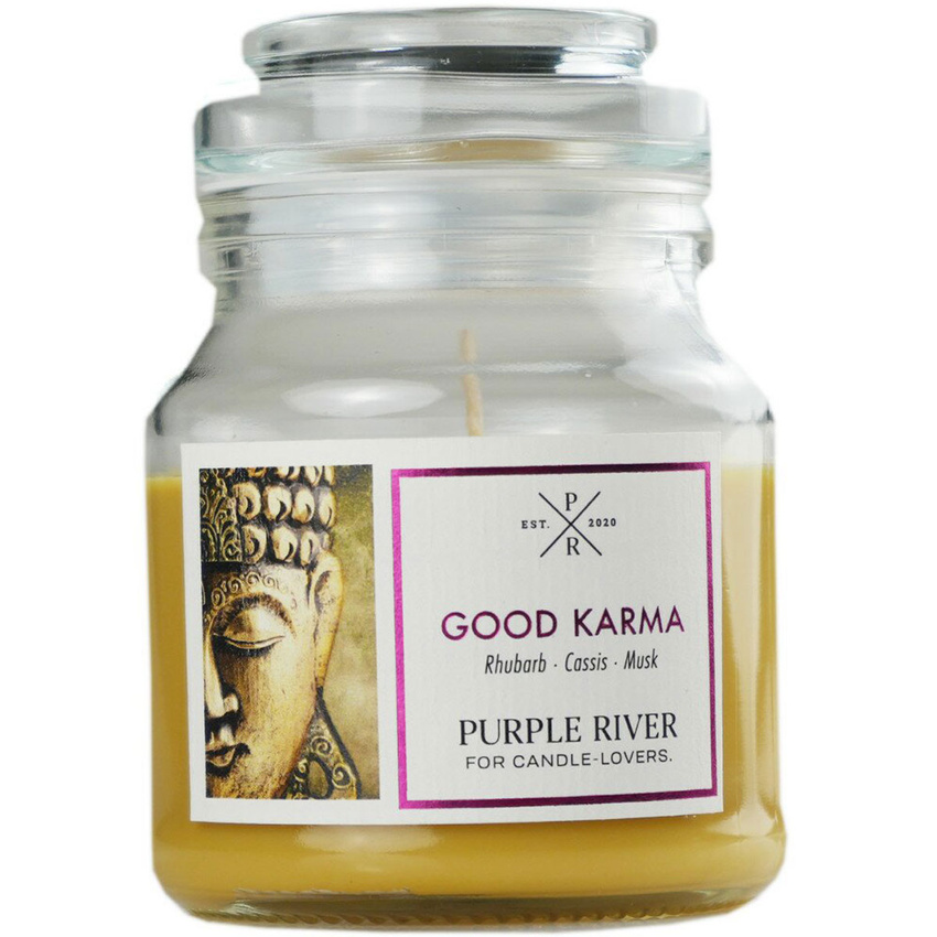 Sojová vonná svíčka Good Karma Purple River 113 g