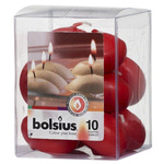 Bolsius floating candles 30/45 mm 10 pcs - Red