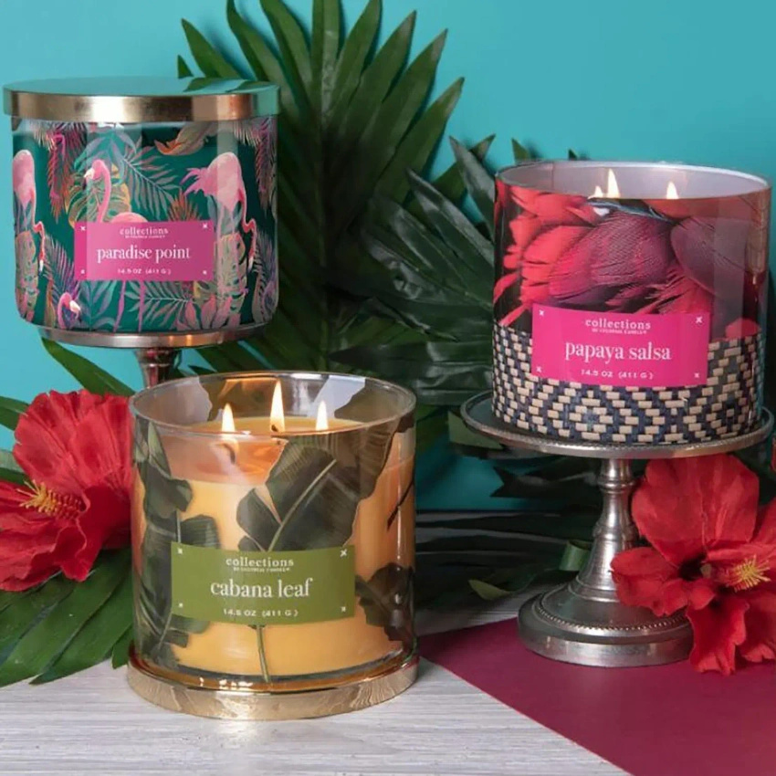 Sojová vonná svíčka Papaya Salsa Colonial Candle