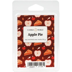 Candle World sójový vonný vosk Apple Pie 50 g Jablečný koláč