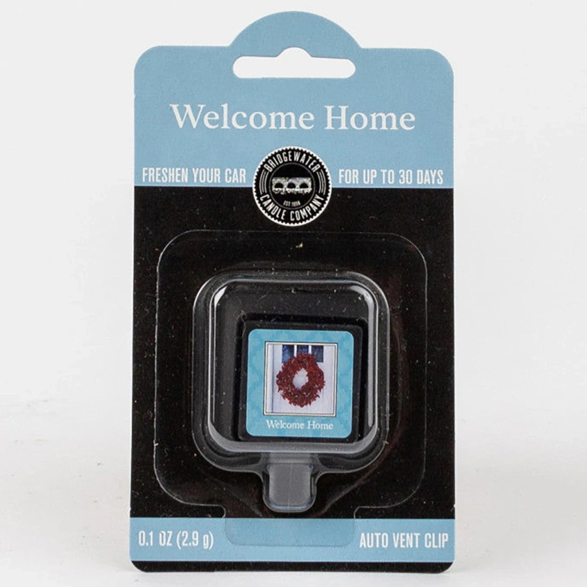 Car fragrance Welcome Home Bridgewater Candle AutoClip