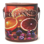 Cheerful Candle große Duftkerze aus dekorativer Keramik 2 Dochte 20 oz 567 g - Cranberry Orange