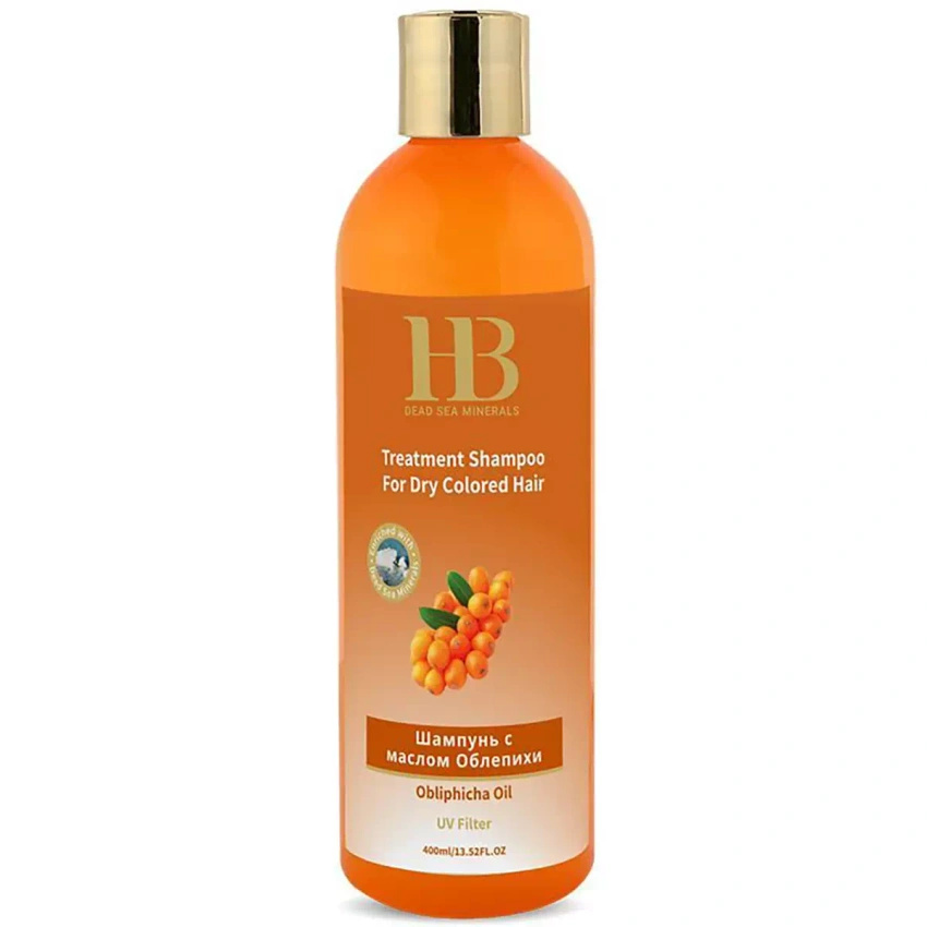 Šampon pro suché a barvené vlasy s rakytníkem a minerály z Mrtvého moře 400 ml Health & Beauty