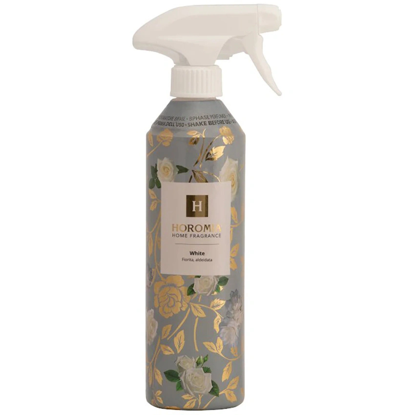 Dwufazowy odświeżacz powietrza premium perfumowany włoski White Horomia 500 ml