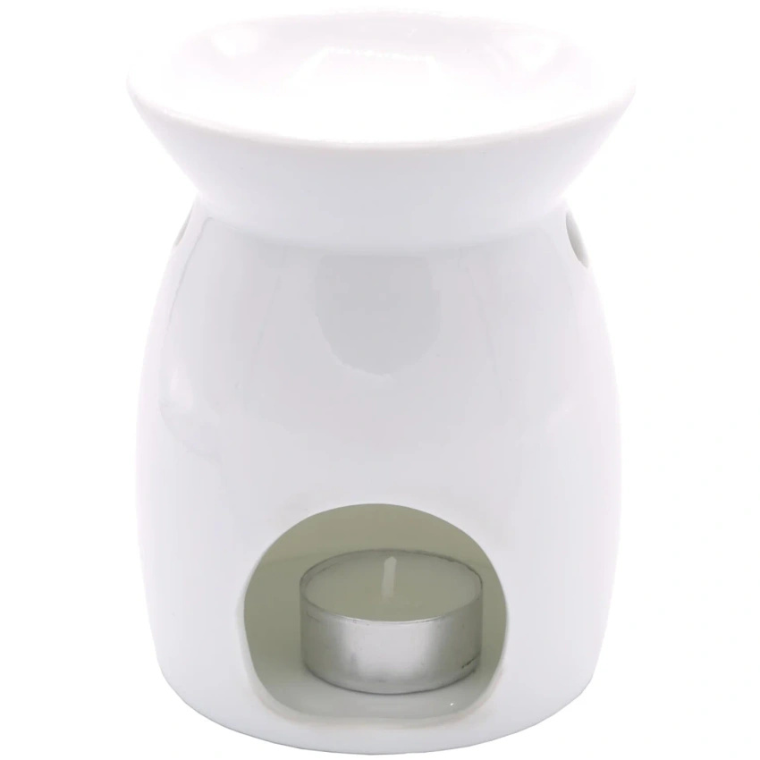 Quemador de cera Sabie simple - Blanco