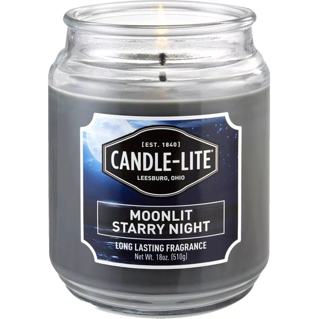 Vonná svíčka přírodní pánská Moonlit Starry Night Candle-lite