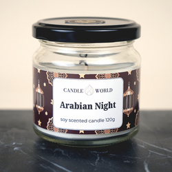 Candle World soja-Arabikum-Duftkerze im Glas Arabian Night 120 g 