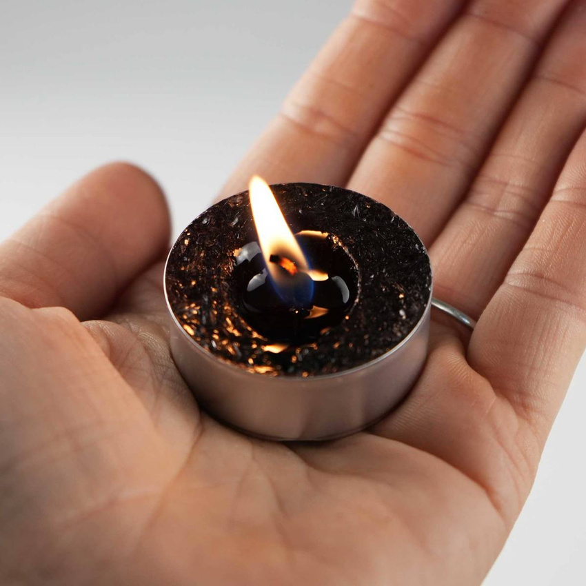 Vela ritual chakal purificación de aura te ligero - Negra